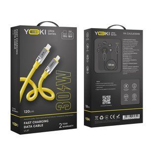 USB YOKI ULTRA YK-UL61 Type-C to Lightning 30W 1.2m Желтый 6907858579891 фото