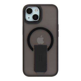 Чохол TPU+PC FlexGuard Magnetic Ring Stand для iPhone 15 Black 2020000466857 фото