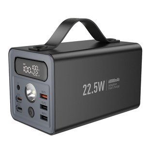 Power Bank Hoco J138 Distant 22.5W+PD20W+DC12V 60000 mAh Черный 6942007638524 фото