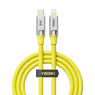 USB YOKI ULTRA YK-UL61 Type-C to Lightning 30W 1.2m Цвет Желтый 6907858579891 фото