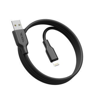 USB Ridea RC-M134 Soft Silico 12W Lightning Черный 6902013710362 фото