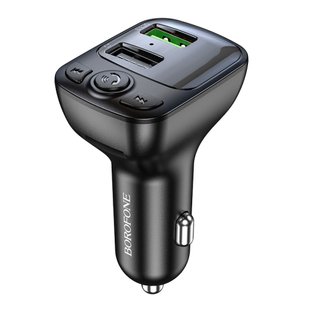 Модулятор Borofone BC41 Eminency QC3.0 Car BT FM transmitter Цвет Черный 6974443382884 фото