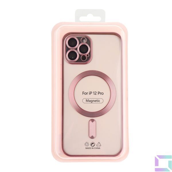 Чохол TPU Metallic Chrome Full Camera with Magsafe для iPhone 12 Pro Chrome Blue 2020000384397 фото