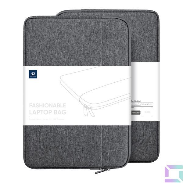 Чохол для ноутбука Dux Ducis LBDB Horizontal Sleeve for 13"-13.9" Light Grey 6934913009345 фото