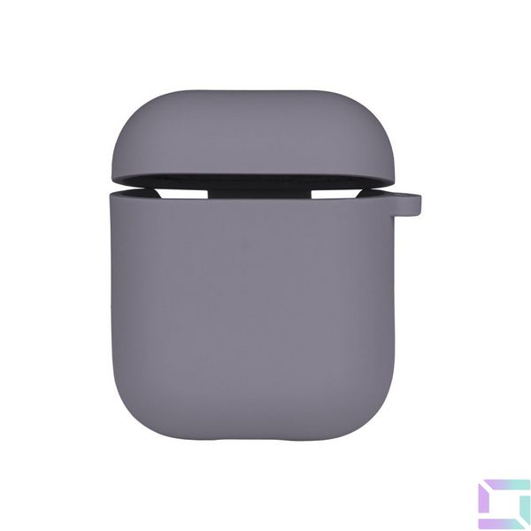 Чохол Silicone Case with microfibra для Airpods 1/2 Колір 05.Lilac 2020000368038 фото