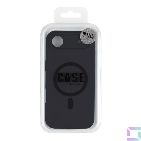 Чохол Glow Silicone Case Full Camera with Magsafe для iPhone 17 Air Black 2020000501657 фото