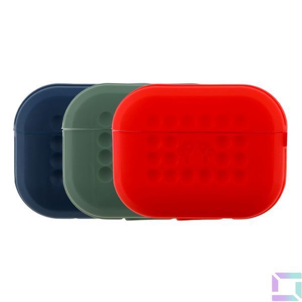 Футляр Silicone Fashion Case with Hook для Airpods Pro Black 2020000441786 фото
