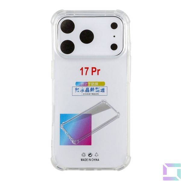 Чохол TPU Virgin Hard Full Camera для iPhone 18 Pro/17 Pro Transparent 2020000491750 фото
