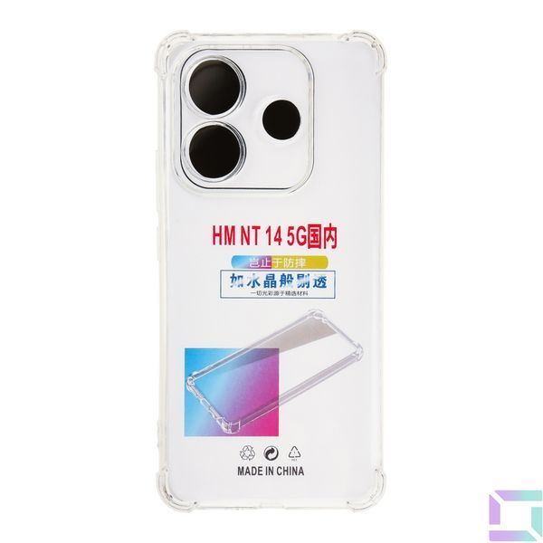 Чохол TPU Virgin Hard Full Camera для Xiaomi Redmi Note 14 5G Transparent 2020000431848 фото