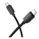 Кабель USB Hoco X113 Type-C to Type-C 60W Чорний 6942007646208 фото
