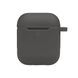 Чехол Silicone Case with hook для Airpods 1/2 Цвет 15.Dark grey 2020000368892 фото