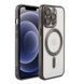 Чохол TPU Metallic Chrome Full Camera with Magsafe для iPhone 12 Pro Chrome Blue 2020000384397 фото 3