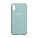 Чехол Silicone Case Full Size (AA) для iPhone Xs Max 17.Turquoise 2020000148838 фото