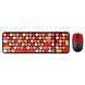 Бездротова Клавіатура і Миша TWolf TF350 Colorful Чорний/Червоний 2020000403180 фото 1