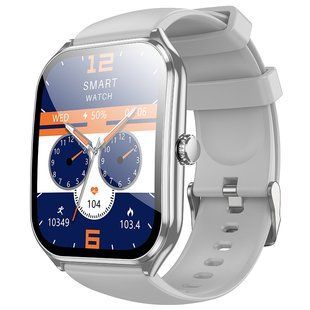 Смарт Часы Hoco Y28 Smart sports watch Серебристый 6942007648486 фото