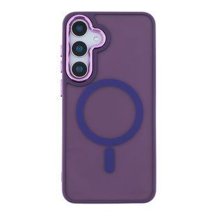 Чехол TPU+PC Space Magnetic Color with Magsafe для Samsung Galaxy S24+ 5G (S926) Dark Purple 2020000436829 фото
