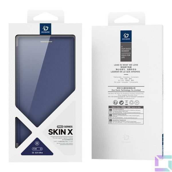 Чехол-книжка Dux Ducis Skin X Pro with MagSafe для Samsung Galaxy S25 Ultra 5G (S938) Purple Pink 2020000466161 фото
