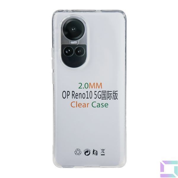 Чехол TPU Virgin Full Camera для Oppo Reno 10 5G Transparent 2020000391654 фото