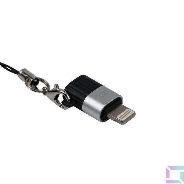 Перехідник XO NB149-B MICRO TO lightning connector Колір Чорний 6920680869237 фото