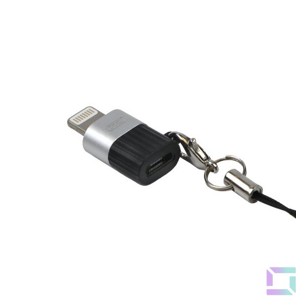 Перехідник XO NB149-B MICRO TO lightning connector Колір Чорний 6920680869237 фото