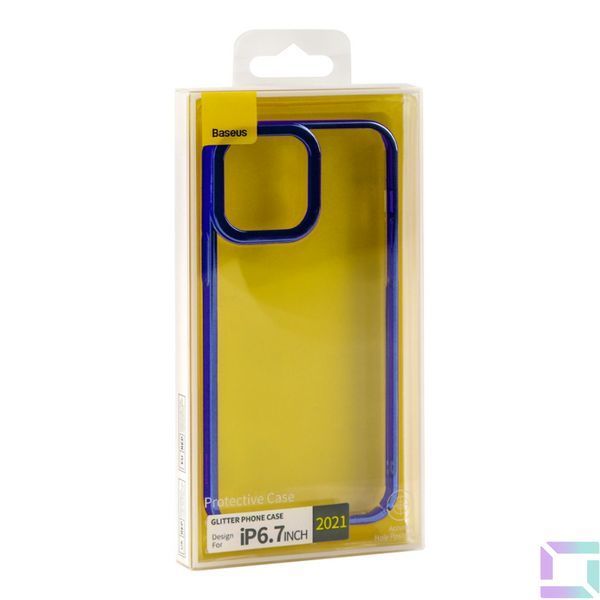 Чехол Baseus Glitter Phone Case для iPhone 13 Pro Max ARMC000803 Blue 6932172601386 фото