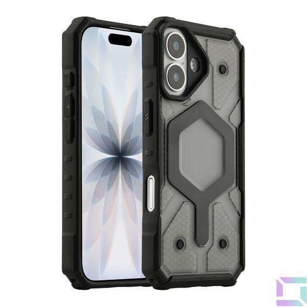 Чехол TPU+PC ArmorHex Magnetic Case для iPhone 17 Matte Black 2020000496472 фото