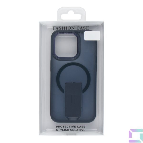 Чехол TPU+PC FlexGuard Magnetic Ring Stand для iPhone 14 Pro Blue 2020000466741 фото