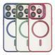 Чехол TPU+PC+Metal Stand Case with MagSafe and Camera Lenses для iPhone 15 Pro Max Black 2020000407478 фото 2