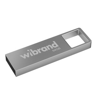 USB флеш-накопичувач Wibrand 64gb Shark Колір Срібло 4820124251616 фото