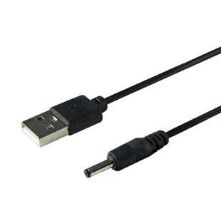 Кабель USB to DC 5v 3.5x1.35 mm Чорний 2020000323075 фото