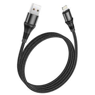 Кабель USB Hoco X50 Excellent Lightning Чорний 6931474734198 фото