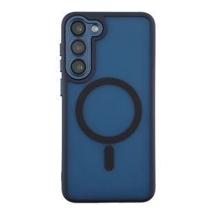 Чохол TPU+PC Magnetic Matte Camera Lens with Magsafe для Samsung Galaxy S23+ 5G (S916) Dark Blue 2020000437406 фото