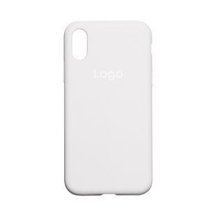 Чохол Silicone Case Full Size (AA) для iPhone X/Xs М'ята упаковка 09.White 2020000521150 фото