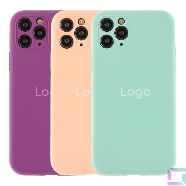 Чехол Silicone Case Full Size with Frame для iPhone 11 Pro Max 01.Mint 2020000243182 фото