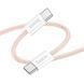 USB Hoco X104 Source 60W Type-C to Type-C Розовый 6942007616898 фото