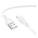 Кабель USB Borofone BX121 Lightning 2.4A Білий 6941991123030 фото 1