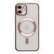 Чохол TPU Metallic Full Camera with Magsafe для iPhone 12 Rose Gold 2020000342977 фото