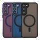Чехол TPU+PC Magnetic Matte Camera Lens with Magsafe для Samsung Galaxy S23+ 5G (S916) Dark Blue 2020000437406 фото 2