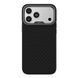 Чохол Kajsa Glamorous Collection Pyramid Pattern with MagSafe для iPhone 17 Pro Max Black O-Ring 4894505261075 фото