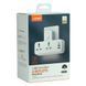 Мережевий Перехідник із Нічником LDNIO SC2311 1USB-C / 2USB-A QC/PD20W / 2 Sockets/ Led lamp White 6933138691540 фото 2