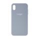 Чехол Silicone Case Full Size (AA) для iPhone Xs Max 26.Mist Blue 2020000234975 фото