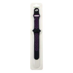 Ремінець для Apple Watch Nike 42/44/45/49 mm Black Violet 2020000246671 фото