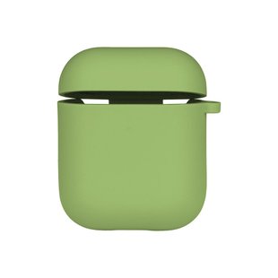 Чехол Silicone Case with microfibra для Airpods 1/2 Цвет 01.Mint 2020000368045 фото