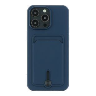 Чехол TPU Colorfull Pocket Card для iPhone 15 Pro Max Dark Blue 2020000358480 фото