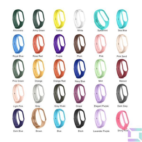 Ремінець для Xiaomi Mi Band 5/6/7 Original Design Light pink 2020000374428 фото
