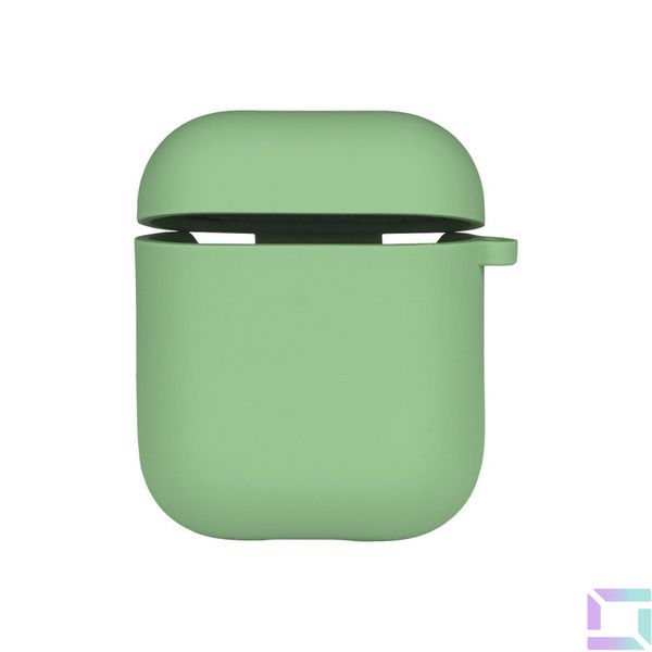 Чехол Silicone Case with microfibra для Airpods 1/2 Цвет 01.Mint 2020000368045 фото