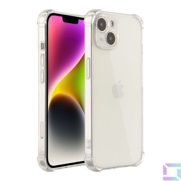 Чехол TPU Virgin Hard Full Camera для iPhone 14 Transparent 2020000439257 фото