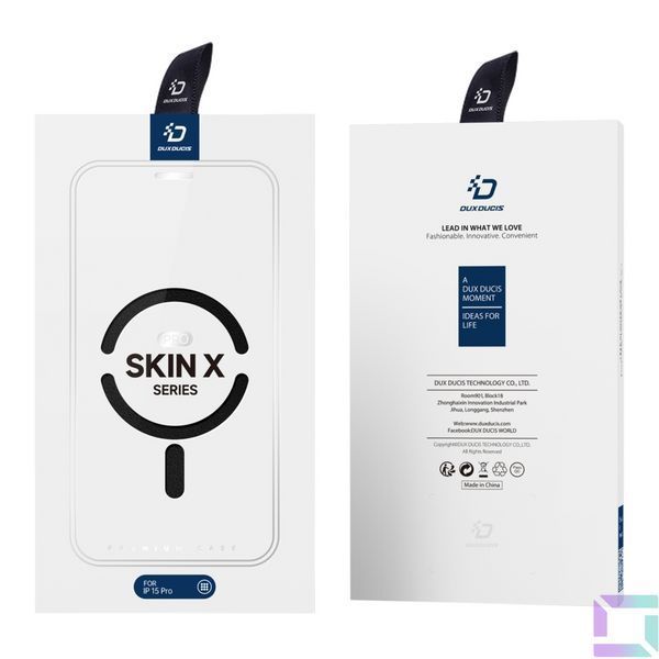 Чехол-книжка Dux Ducis Skin X Pro with MagSafe для iPhone 15 Pro Max Black 6934913025260 фото