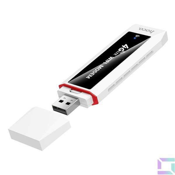 Модем Hoco HI43 Portable Mobile WiFi Transmitter (free sim) Білий 6942007677257 фото