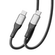 Кабель USB Ridea RC-US42 UltraStrong Type-C to Type-C 60W 2m Чорний 6908014900085 фото 4
